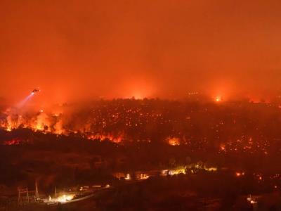 Incendio en California: fuego fuera de control
