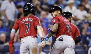 Ketel Marte jonronea, Gabriel Moreno quiebra empate y Diamondbacks vencen 8-6 a Reales
