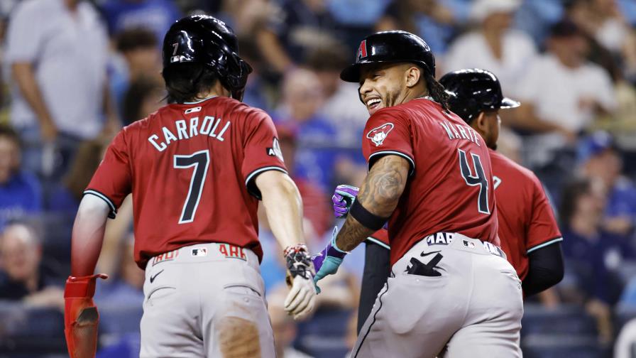 Ketel Marte jonronea, Gabriel Moreno quiebra empate y Diamondbacks vencen 8-6 a Reales