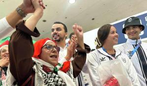 La delegaci&oacute;n ol&iacute;mpica palestina llega a Par&iacute;s m&aacute;s por la causa que por las medallas