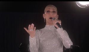 Céline Dion reaparece triunfal en lo alto de la torre Eiffel cantando en los Juegos Olímpicos