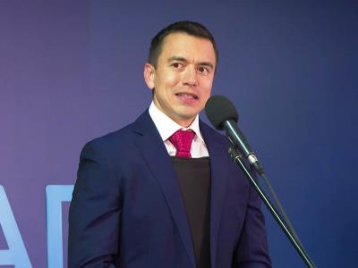 Noboa presenta proyecto de ley contra el lavado de activos