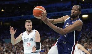 Durant y James reducen a la Serbia de Jokic con un triunfo 110-84