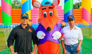 Inauguran el parque inflable "Rebotin Park"