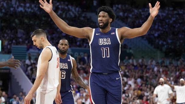 Joel Embiid prefirió EE. UU. sobre Francia en París 2024. Los franceses no se lo perdonan