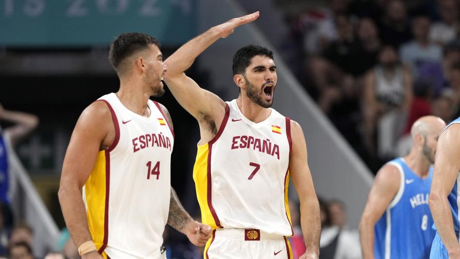 Santi Aldama lidera España en imperiosa victoria 84-77 sobre Grecia en París 2024