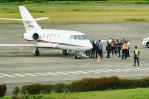 Leonel Fernández llega desde Venezuela en vuelo privado que aterrizó en El Higüero Leonel Fernández llega desde Venezuela en vuelo privado que aterrizó en El Higüero