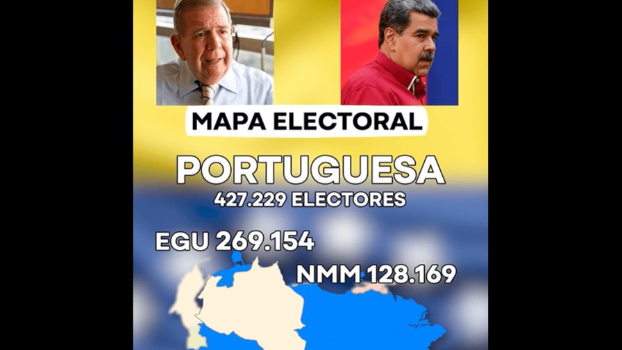 Los votos que sacaron González Urrutia y Maduro en las elecciones, de acuerdo a la oposición