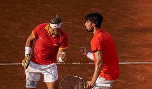 Nadalcaraz avanza a cuartos de final en dobles de Juegos Ol&iacute;mpicos