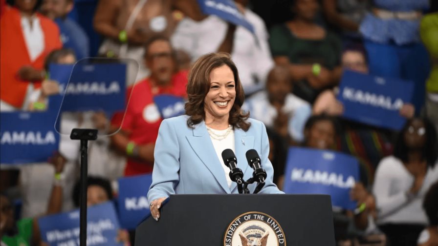 Kamala Harris manda mensaje a Trump: Si tienes algo que decirme, dímelo en la cara