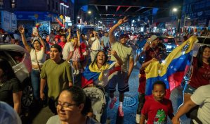 Venezolanos en Nueva York reclaman que se respete deseo del pueblo en las urnas
