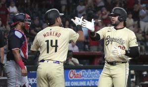Eugenio Suárez batea tres jonrones y Diamondbacks apalean 17-0 a Nacionales