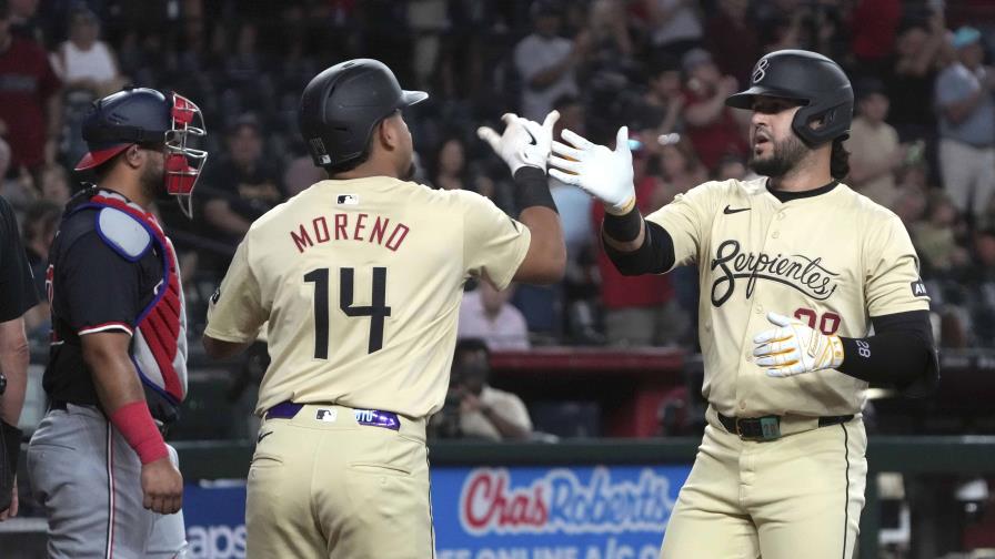 Eugenio Suárez batea tres jonrones y Diamondbacks apalean 17-0 a Nacionales