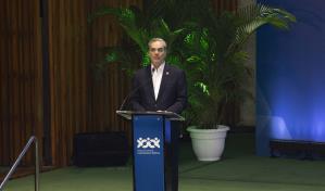 El presidente Abinader dice que tiene el compromiso de erradicar la corrupción