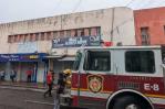 Incendio consume locales del mercado modelo de Santiago Incendio consume locales del mercado modelo de Santiago
