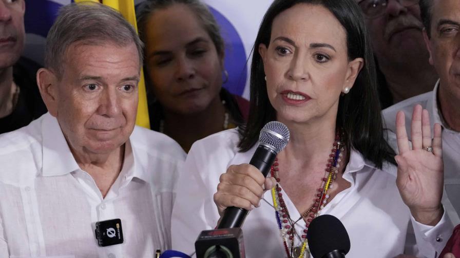 María Corina Machado presenta actualización de los resultados electorales en Venezuela