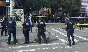Dos sargentos de la policía de NY heridos en un forcejeo con un sospechoso de robo a mano armada