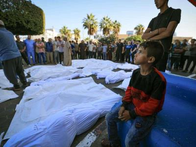 Diez palestinos muertos en bombardeo israelí en Gaza
