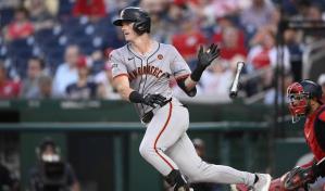 Chapman jonronea por tercer juego consecutivo en victoria de Gigantes 4-1 sobre Nacionales