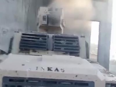 Crisis en Haití: 400 Mawozo prende fuego a vehículo blindado