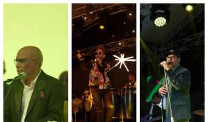 Toño Rosario, Fernando Villalona y Ramón Orlando; tres leyendas del merengue en Santiago