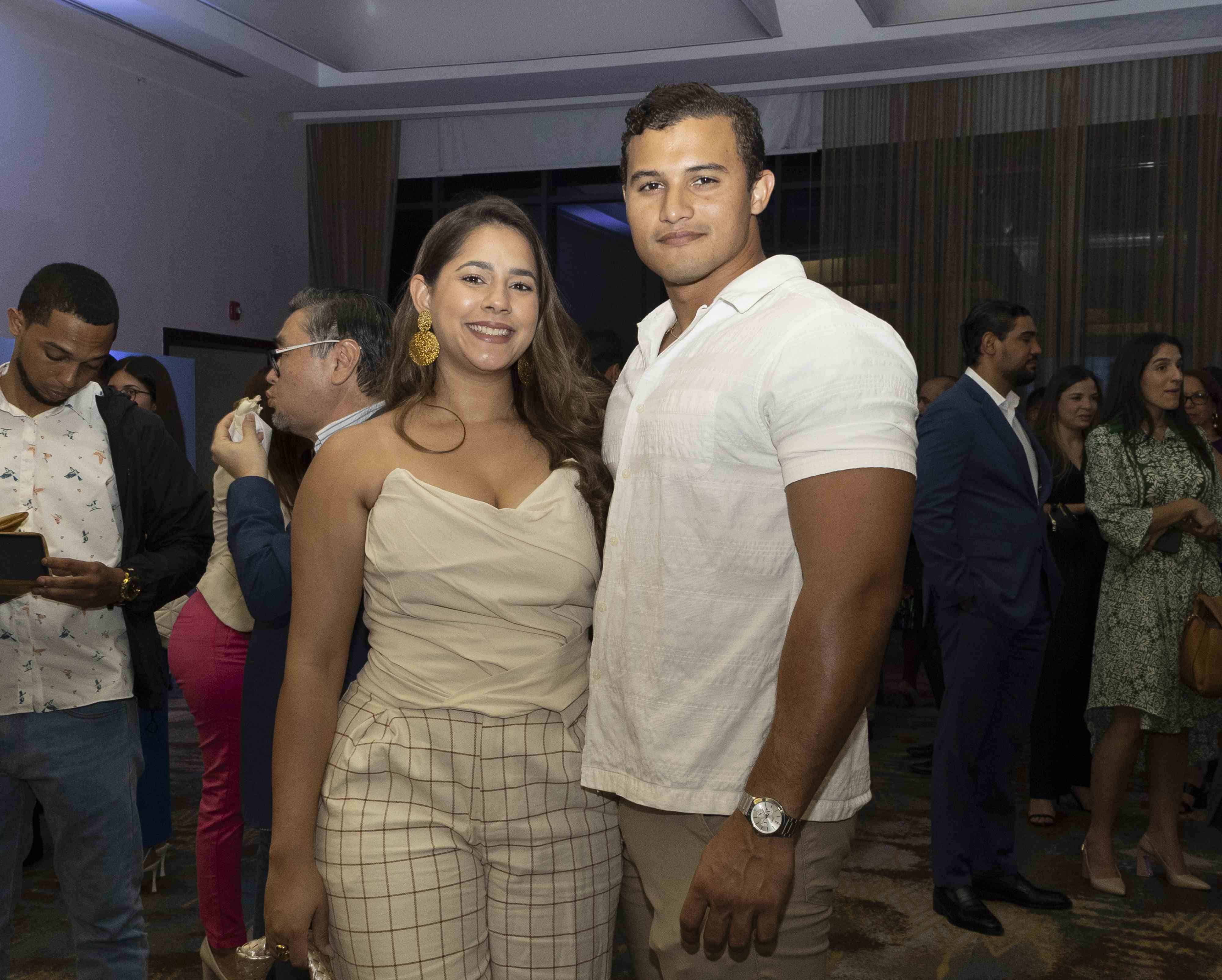 Arlyne Medina y César Gómez.