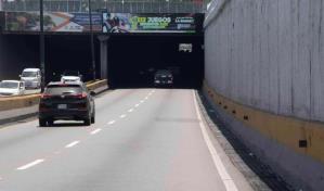 A menos de un mes de reparación, túnel de Las Américas vuelve a estar a oscuras