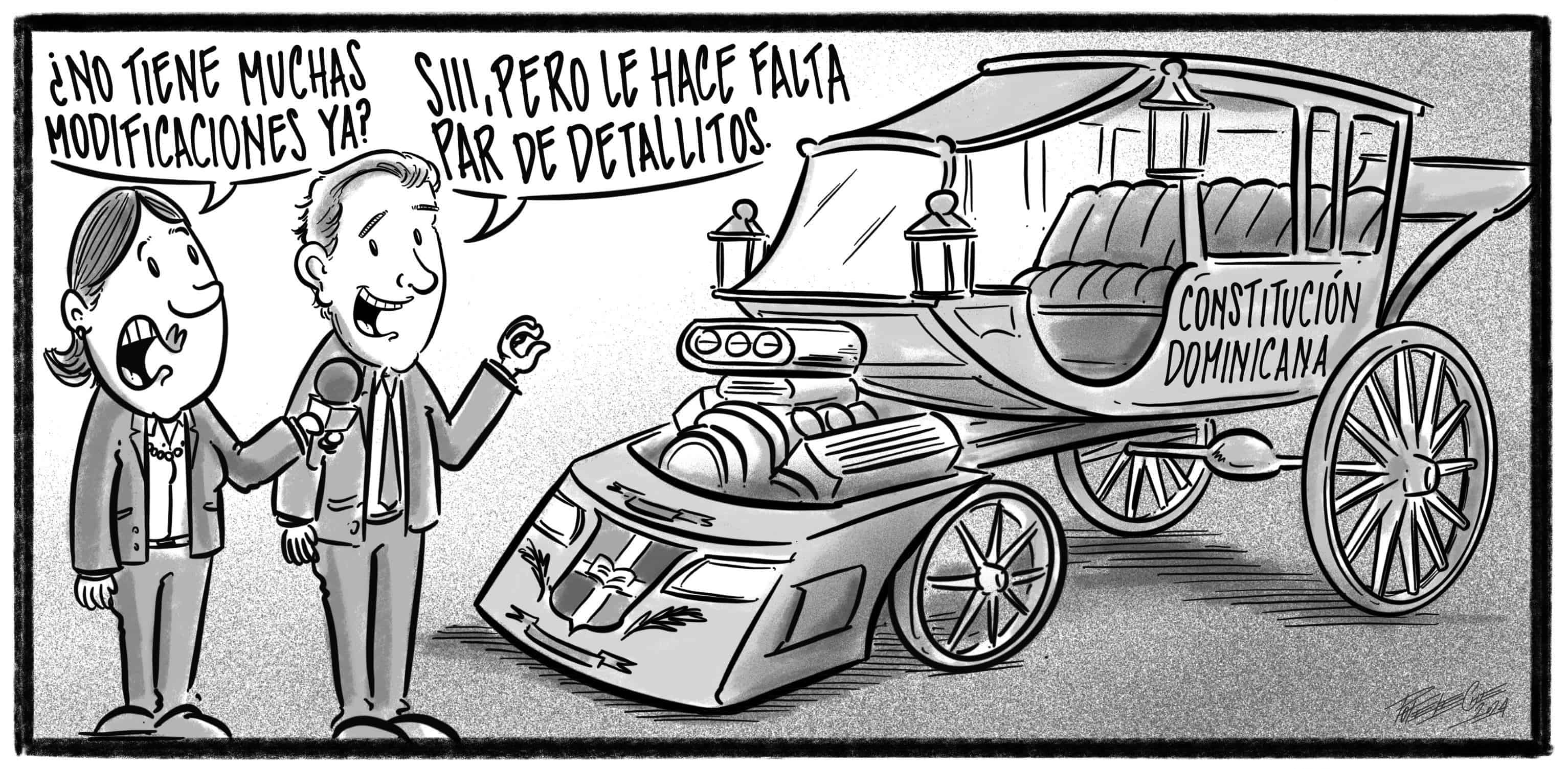 Caricatura de Noticiero Poteleche 9 agosto 2024