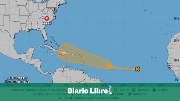 Clima en RD: onda tropical podría convertirse en ciclón