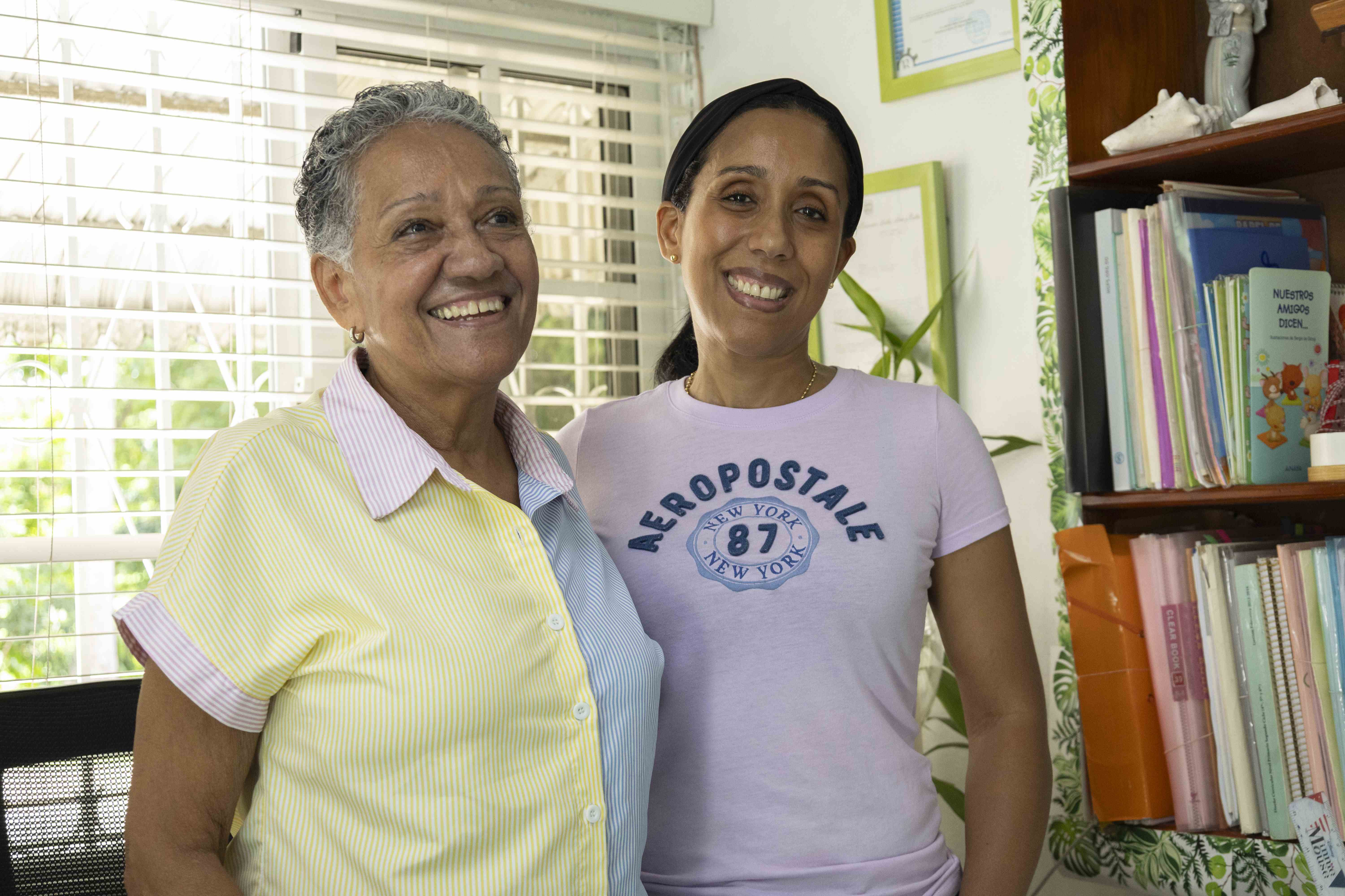 Residentes en Los Jardines del Norte.