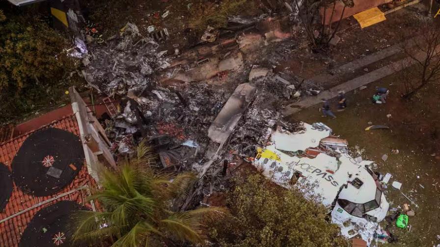 Avión accidentado en Brasil estaba en condición regular y no reportó ninguna emergencia