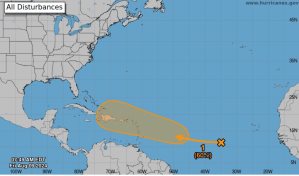 Una depresión tropical podría formarse la próxima semana y acercarse a Antillas Mayores, según CNH
