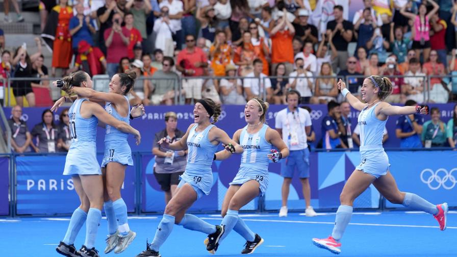 Las Leonas argentinas se suben al podio otra vez. Bronce tras vencer a Bélgica en París