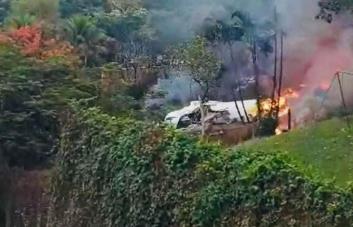 Se estrella un avión con 61 personas a bordo en Brasil