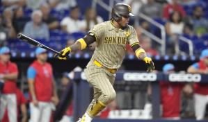 Roletazo productor de Arr&aacute;ez en el d&eacute;cimo lleva a Padres a victoria 9-8 sobre Marlins