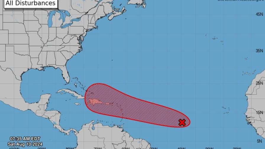 Advierten sobre posible formación de depresión tropical que podría acercarse a las Antillas Mayores