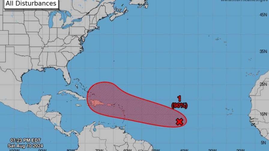 Onda tropical mantiene altas probabilidades de convertirse en ciclón