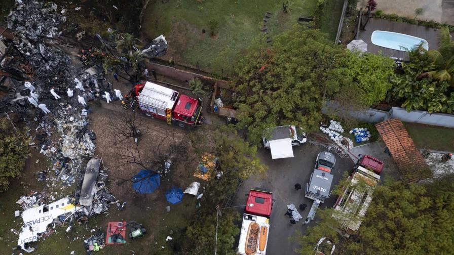 Tres venezolanos y una portuguesa están entre las 62 víctimas de accidente aéreo en Brasil