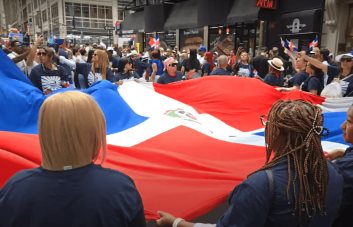 La Sexta Avenida en Nueva York se viste de la dominicanidad con desfile criollo