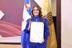 Michelle Ortiz electa a unanimidad como vocera de los diputados del Parlacen