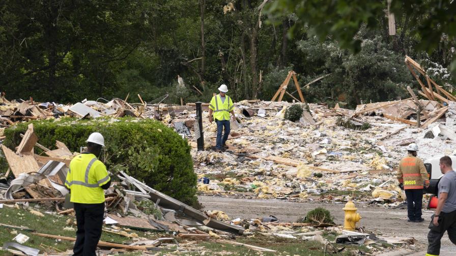 Estalla casa en Maryland tras posible fuga de gas; hay 2 muertos y 12 familias desplazadas