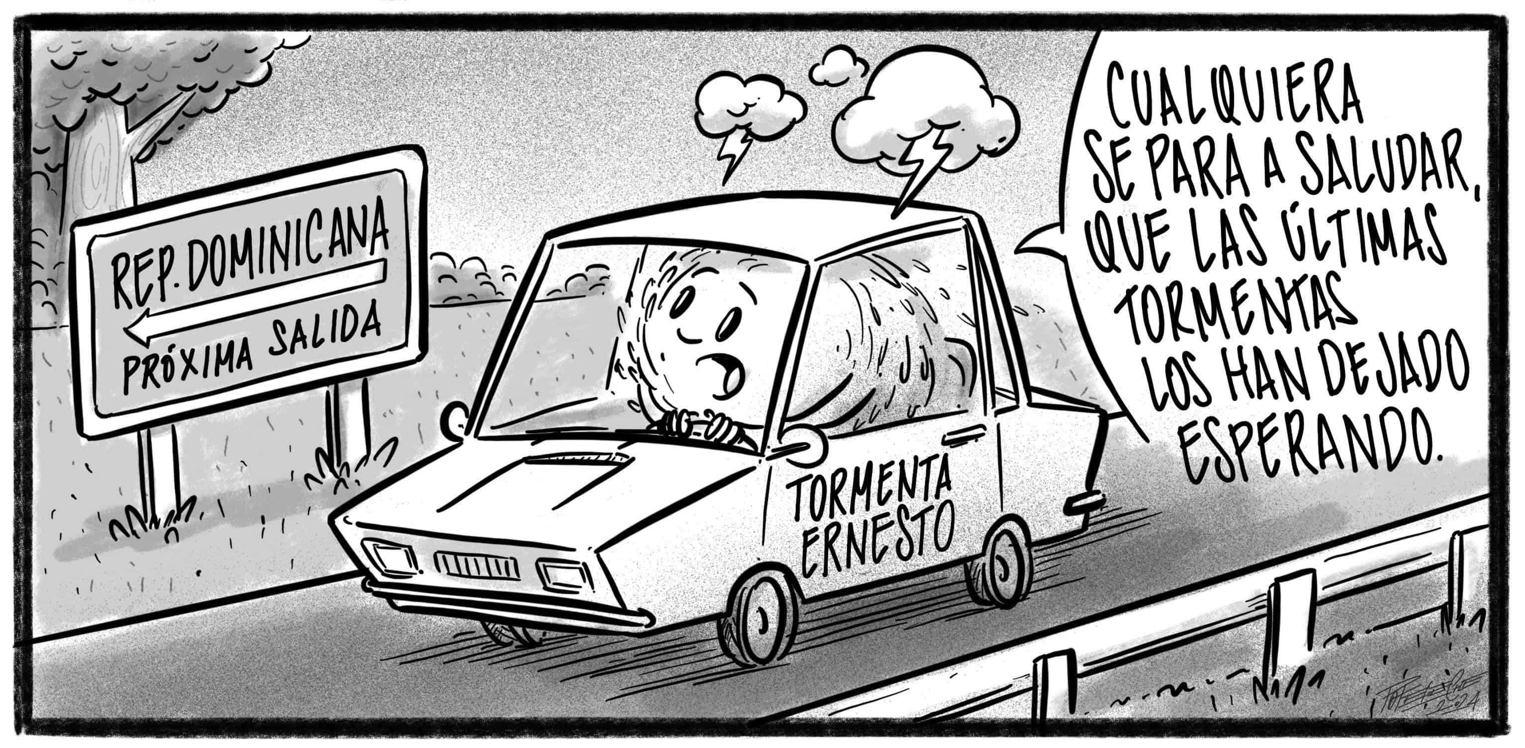 Caricatura de Noticiero Poteleche 14 agosto 2024