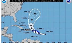 Emiten aviso y advertencias por fuerte oleaje en Puerto Rico por la tormenta Ernesto