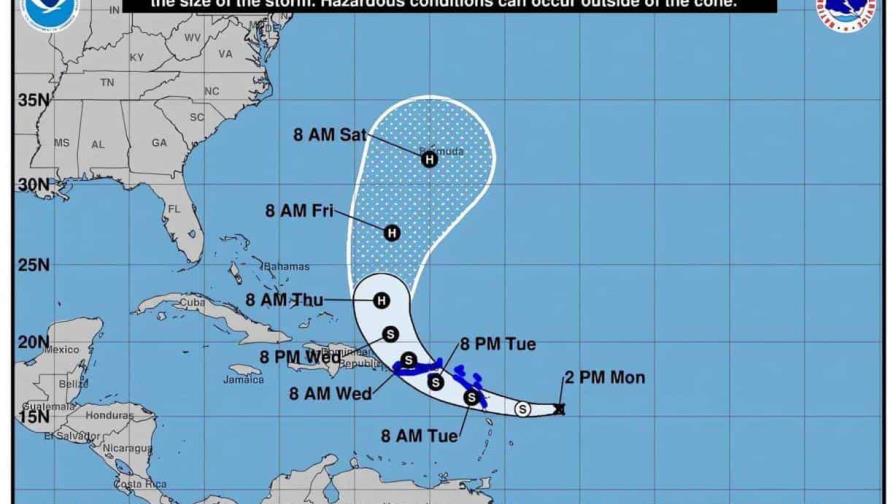 Emiten aviso y advertencias por fuerte oleaje en Puerto Rico por la tormenta Ernesto