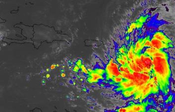 Tormenta Ernesto provocará aguaceros y oleaje peligroso desde este martes en República Dominicana
