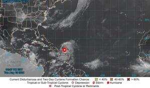 Indomet llama a tener precaución en carreteras del este y noreste por tormenta Ernesto