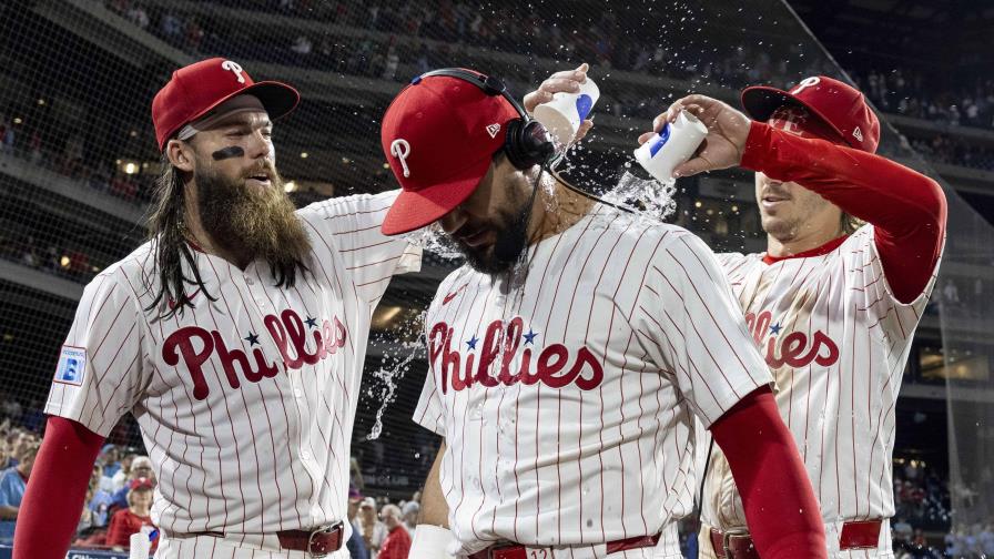 Grand slam de Schwarber da respiro a Filis con triunfo 9-5 sobre Marlins