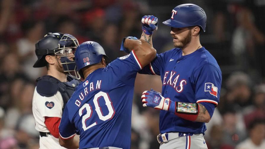 Langford y Heim logran jonrones al final y Rangers se imponen a Medias Rojas