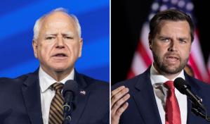 Walz y Vance se medirán el 1 de octubre en su primer debate para las elecciones en EE.UU.