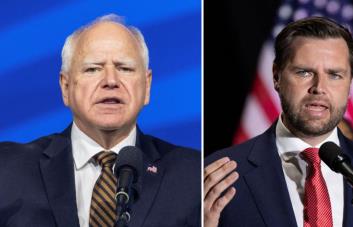 Walz y Vance se medirán el 1 de octubre en su primer debate para las elecciones en EE.UU.